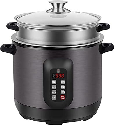 Olla Arrocera Y Vaporera 2,5/4/5 L De Gran Capacidad De Acero Inoxidable 304 Espesado Antiadherente Para Dormitorio Familiar Para 1~6 Personas Olla Arrocera (Tamaño: 2,5 L) (4L)