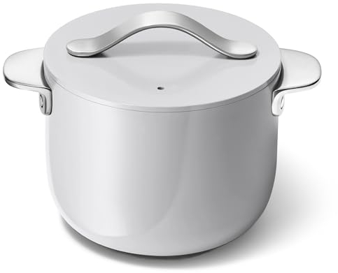 Caraway Petite Cooker Keramiktopf – frei von Chemikalien für immer – perfekt für Reis, Getreide oder Saucen – Grau