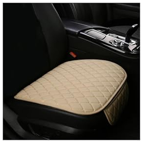 WEFOLCC Auto-Sitzbezüge Autositzbezüge Für Volvo C30 C70 S40 S60 S80 S90 V40 V50 V60 XC40 XC60 XC70 XC90 Autos Sitzkissen Pad Auto Zubehör Vordersitzbezüge (Color : Front Beige)