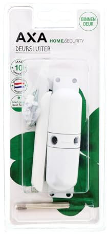 AXA Automatischer Türschließer - 7501 - Türfeder Einstellbar - Für Innentür - Energiesparend - Weiß