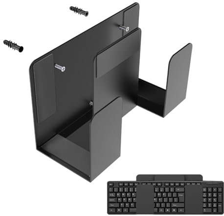 Nuyhgtr Wall Mount Laptop Holder, Laptop Wall Mount, Wall Mounted Laptop Shelf, Mounted Desk, Convertible Writing Desk Folding Table With Shelves, Drop-leaf Table Floating