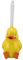 WGFOIP Toilet Brush, Yellow Duck Cute Animal Design Deep, Cartoon Style, Ideal Housewarming Gift, for Bathroom Toilet Brush with Base