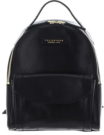 The Bridge Rucksack Damen klein Fiona 04207401 30 schwarz, Schwarz Gold