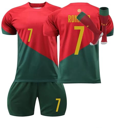 Football Jersey for Boys & Girls - 2024 Soccer Jersey Shorts Set Gift