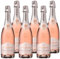 Malesan Brut Rosé - AOP Crémant de Bordeaux - Méthode Traditionnelle - Lot de 6 bouteilles x 75cl
