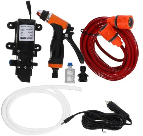 Tragbare Hochdruckwasserpumpe 12v für Auto und Wände, Selbstansaugend