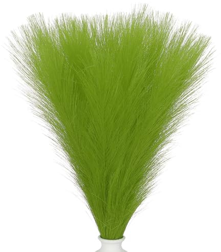 PATIKIL 24 Pulgadas Decoración de Paja de Pampa, 30 Piezas de Paja de Pampa Artificial a Granel, Paja de Pampa Falso Esponjoso Pequeño Seco, Verde