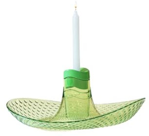 Granata Perica – Centrotavola Moderno Design in Policarbonato Riciclabile, Porta Frutta da Tavolo/Fruttiera/Portafrutta Versatile, utilizzabile come Centro Tavola con Candela e Portatovaglioli