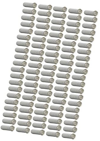 100PCS Tinned Copper Wire Ferrule Crimp Connector for 6mm2 Electrical Cables in Round Tube Design (AKLOSIPYvm0piofwzb-11)