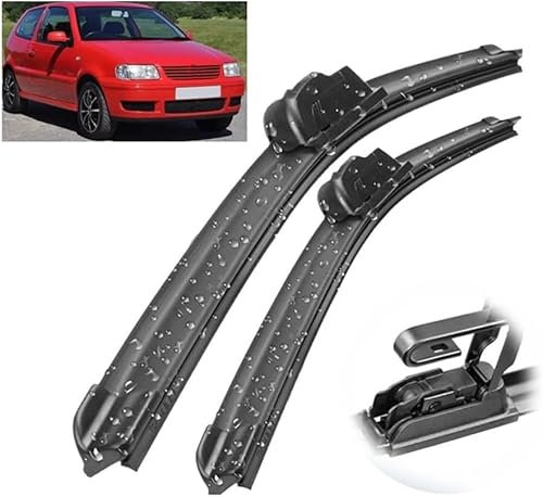 BABZQ Scheibenwischer vorne für VW Polo 3 6N 6KV 6N2 1994-2002 - 1 Set für Frontscheibe