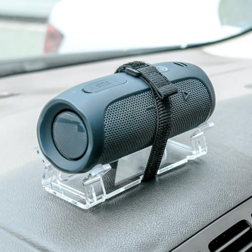 HpLive Wall Mount for JBL Flip Series Car Speaker Holder Acrylic Non-Slip Dashboard Mount for Car and Truck (Black)