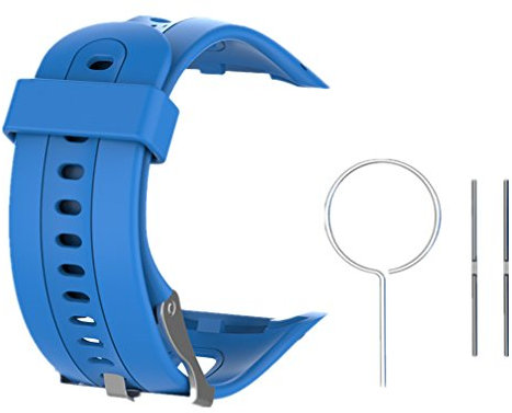 Muovrto Correa de Recambio para Garmin Forerunner 10,Pulsera Deportiva de Silicona para Garmin Forerunner 15