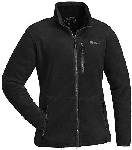 PINEWOOD Damen Finnveden Fleece Jacke, Schwarz, S