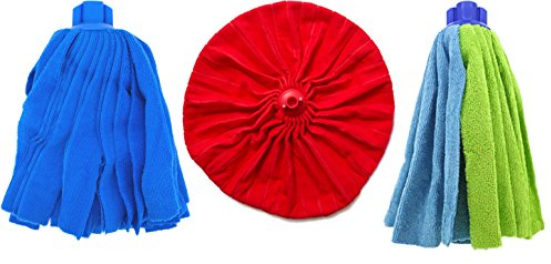 PAMEX 714874 Fregona Microfibra Ballarina Tiras Set 3 Unidades 3 Modelos 3 Usos, (modelos surtidos)