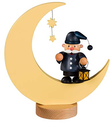 KWO Olbernhau Räuchermann Mann im Mond Mini