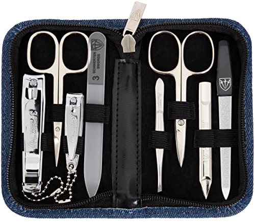 3 Swords Germany kit manucure pedicure soin des ongles avec lime en verre - qualite marque (967)