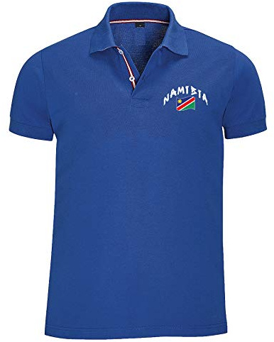 Supportershop Unisex Polo Rugby Namibie Rugby-Poloshirt Namibia