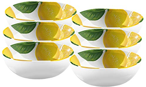 Lemon Fresh Melamine Bowl Set (6)