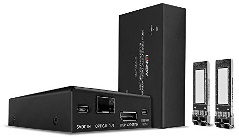 LINDY KVM DisplayPort 1.2 & USB auf Glasfaser, 300 m