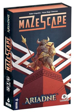 Thames & Kosmos, Devir, BGMAZEA, Mazescapes: Ariadne, 7 Different Mazes, 2 Players, Ages 8+