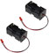 VGOL 2PCS Battery Holder Plastic Storage Box Pack Receiver Case 4 x AA Battery Insert Compartment Container 6V with 2 Pin JST Connector for RC Car Aircraft