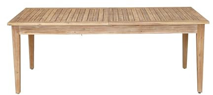 Ploss Havanna Ausziehtisch, Natur/beige, Akazie, 200/260x100 cm, ausziehbar