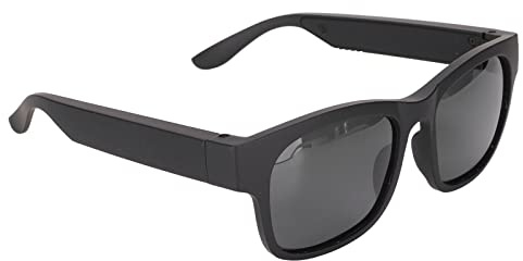 BTER Gafas Inteligentes, Gafas de Sol de Audio Inalámbricas Bluetooth 5.0, Cancelación de Ruido Estéreo, Música de Oreja Abierta, Llamadas Manos Libres, Gafas de Sol con Auriculares(Negro)