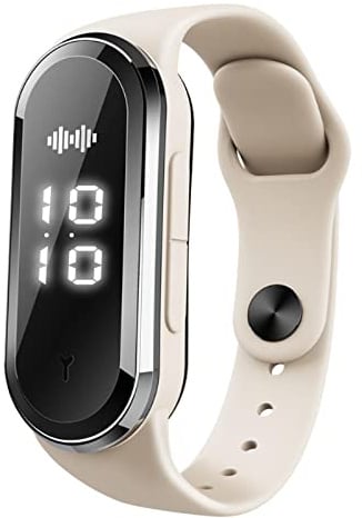 Bracelet Anti-Moustique Ultrasonique Anti-Moustique Bracelet Électronique Anti-Moustique Montre Bracelets pour Adultes Enfants Intérieur/Extérieur Blanc