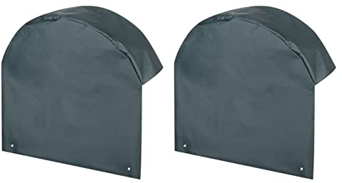 2X Radabdeckung Reifenabdeckung Schutzhülle Wohnwagen Wohnmobil Anhänger 65x67 cm für 14 und 15 Zoll