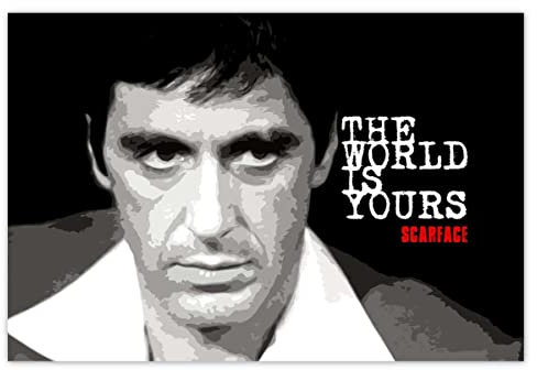 Foto Bild Poster Wandkunst Dekor 200x135cm The World is Yours No. H149M_PL1AL