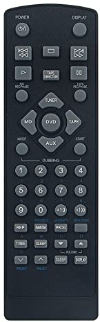 RX-E600 RDS WD78360 Nuevo Mando a Distancia Reemplazo Adecuado para Yamaha Sistema Receptor Audio RX-E600 RDS WD78360 RDX-E600MK2 RX-E600MK2 DVD-E600MK2