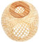 OSALADI Lampenschirm Aus Bambus Korblampe Winzige Lampe Rattanhütte Korb Aus Rattan Pendelleuchten Rattan-lampe Wandleuchtenabdeckung Hängende Deckenleuchte Lampenschirm Weide Geäst