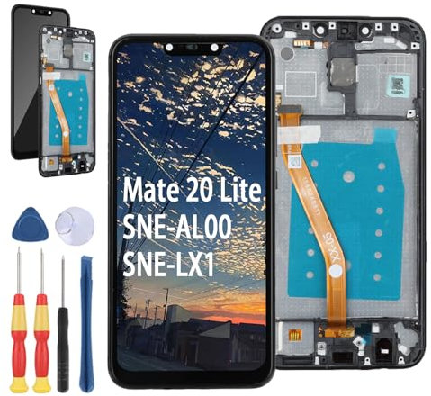 Yuxyiony Nueva pantalla de repuesto para Huawei Mate 20 Lite SNE-AL00 SNE-LX1 pantalla LCD de reparación y accesorios de herramientas de repuesto.