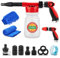 MYPIN 16 in 1 Car Foam Sprayer, Adjustable Hose Cannon with 2.5 to 6 Bars Blaster, Nozzles, Wash Mitten & Towel, 1/2 Quick Connector Cleaning Kit for Car Garden