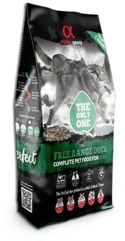 Alpha Spirit Ente Trockenfutter für Hunde (12 kg)