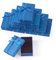 Boutigem 12 x Schmuckboxen aus Kraftpapier, Pappe, Blau, Schmuck-Geschenkboxen, 8,3 x 5,35 x 2,7 cm, für Muttertagsgeschenkverpackungen