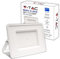 V-TAC, Faro LED da Esterno Bianco 100W - [Chip Samsung - Alte Perfomance, Bassi Consumi] - 8700 Lumen - IP65 - Proiettore Faretto LED Nero per Casa, Giardino, Garage - Impermeabile - Fari Luce Fredda