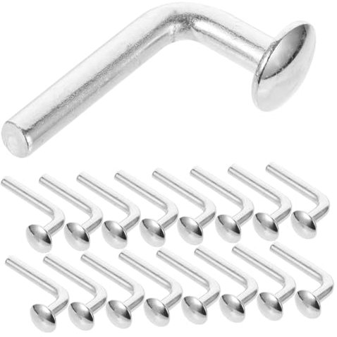 KITANDOVE Fournitures Pour Rayonnages À Palettes 100 Boulons Métalliques Loquet De Sécurité En L Haute Résistance