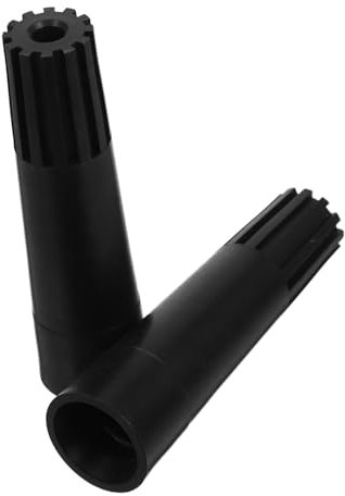 minkissy 2pcs Telescopic Rod Connector Handle Threaded End Replacement for Broom Mop Pole Adapter Household Cleaning Tools Suitable for Plastic Poles