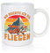 Mir reichts ich geh fliegen | Flugzeug | Pilot | Piloten - Tasse Weiss - Kaffeetasse/Geschenk/Familie
