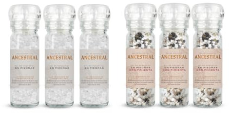 Pack 3 Molinillos Sal y Pimienta 90g