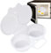Microwave Egg Poacher - Reusable Poached Egg Maker Microwave Egg Cooker - 2 Cups Microwave Egg Poacher - Egg Poacher Cups - Food Grade PP Egg Boiler, Microwave Egg Boiler Poacher, Home Kitchen Gadgets