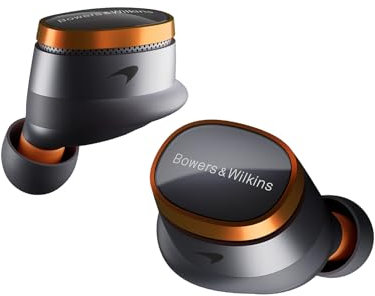 Bowers & Wilkins Pi8 McLaren Edition, Flagship Noise Cancelling Wireless In-Ear Kopfhörer, Bluetooth 5.4, Schnellladung, Multipoint-Konnektivität, Eingebaute Mikrofone