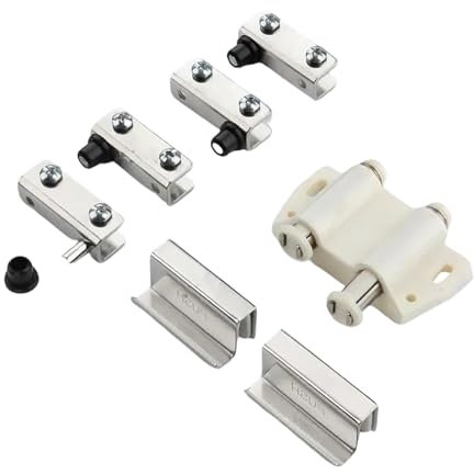 Doppelkopf-Verschlüsse, Glastür-Scharnierklemme, Badezimmer-Schrankschnäpper