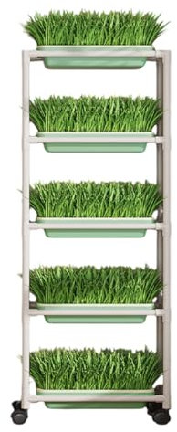 Sistema di Coltivazione Idroponica, Coltivatore Idroponico da Cucina di Grande capacità, Tecnologia di Coltivazione Senza Terra, Aiuola Rialzata Verticale Mobile per Giardino