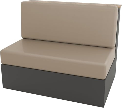 wasserdichte Ölbeständige Sitzbezüge Für Wohnwagen, Dehnbare, Abriebfeste PU-Ersatzkissenbezüge Für Die Sitzbank Im Wohnmobil,2-Sitzer, Sofa, Stuhl(Coffee)