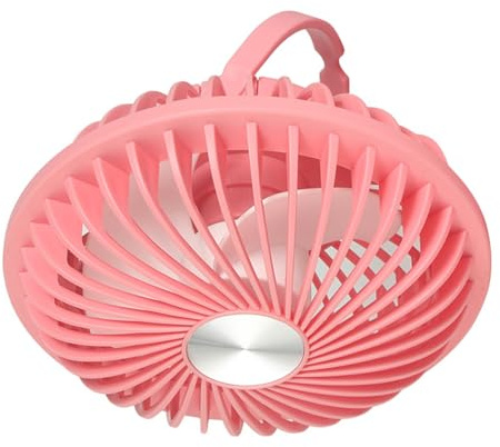 Vynetra Ventilateur de bureau électrique portable - Petit et puissant - 3 vitesses réglables - Ventilateur de bureau silencieux et portable