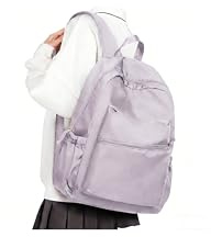 winspansy School Backpack for Women School Bags for Girls Boys Kids Rucksack Waterproof Lightweigh Simple Cute Casual Daypack 14 Inch Laptop Backpack for College Work