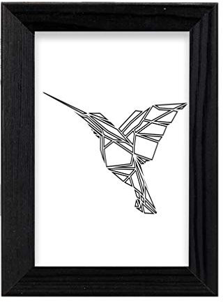 Bilderrahmen Set 2 Stück 13x18 cm – Farbe Schwarz, aus Holz, mit Acrylglas – zum vertikalen oder horizontalen Aufhängen/Aufstellen, für Fotos, Poster, Puzzles