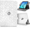 Karylax Seluxion Universal Protective Case and Stand L 27.5 cm x 19 cm, Colour for 10.1-Inch Touch Screen Tablet Samsung Archos Logicom Acer Polaroid Asus Diamants Blanc Acer Iconia One 10 B3-A20 10